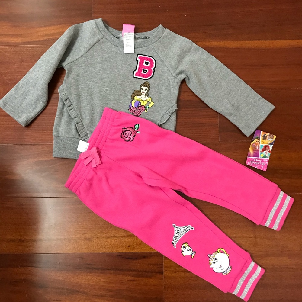 Disney Princess Belle Pink Warm Set